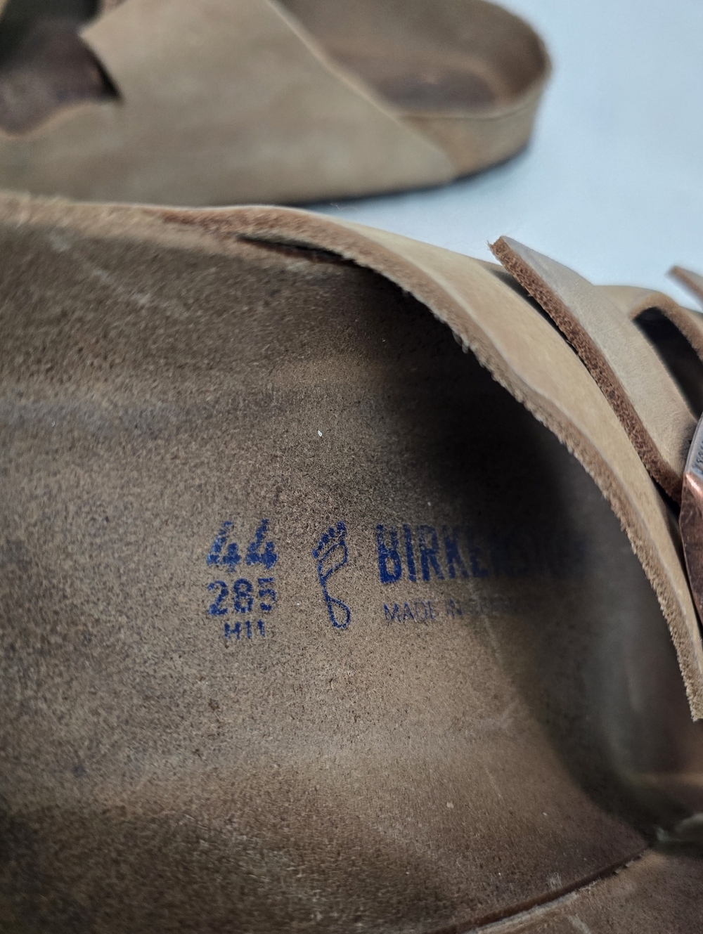 Men's Birkenstock Sandals Arizona Classic Comfort Brown Slides Shoes Size 11 - Picture 3 of 7